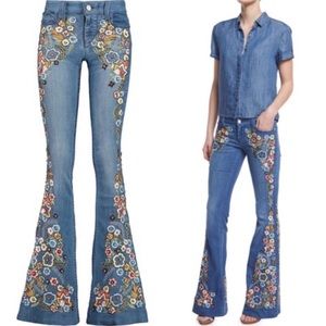 Alice + Olivia Amazing Embellished Jeans